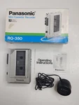 Panasonic RQ-350 Portable Auto Stop Cassette Recorder/player In Silver Tested. Fixed Price $40.00.