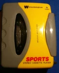 White Westinghouse WYCS-1401 Sport Portable Stereo Cassette Player Yellow Tested. Fixed Price $16.99.