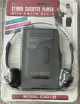 Gpx C3072E Stereo Radio & Cassette Player Am/fm, Black, 3.5MM Headphone. Fixed Price $35.00.