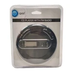 Portable Player Fm Radio Earbuds Battery Operated Anti Skip Lcd Display Onn. Fixed Price $34.99.