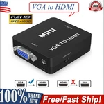 Mini Vga Hdmi 1080P Hdtv Video Audio Converter Box Adapter For Pc Laptop. Fixed Price $5.29.