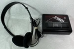 Vintage 3-5460 Bks Stereo Headset Cassette Player W/rca Headphones Tested. Fixed Price $27.00.