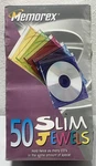 Memorex Slim Jewel Cases Multi Color 50 Pack For Cd's Cd-rom Games New Nos. Fixed Price $23.74.