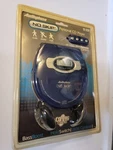Audiophase Player CD313B Blue & Remote Control Headphones New. Fixed Price $45.00.