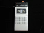 Vintage Evadin Microcassette Recorder Model EM-11 W/ Accesories. Fixed Price $20.00.