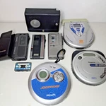 Lot Of Discman (panasonic,.), Recorder Micro Cassettes (sony,.) And One Radio. Fixed Price $47.52.
