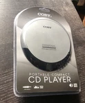 Coby Portable CD190 Compact Player Silver. Fixed Price $35.00.