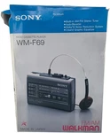 Vintage Nos 80 Sony Walkman WM-F69 Portable Radio Cassette Player. Fixed Price $499.99.