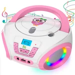 Tunes Kids Boombox Cd Player For Children + Fm Radio Includes Batteries - Pink. Fixed Price $71.94.