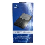Onn Cassette Recorder External/built-in Microphone Touch Recording Tape New. Fixed Price $29.95.