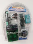 Vintage 90S Cora Sports Am/fm Radio And Watch Translucent Green CR-3600 Sealed. Fixed Price $28.95.
