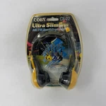 Vtg Coby Sports CX-22 Ultra Slimline Retro Am/fm Walkman Headphones Radio Black. Fixed Price $7.00.