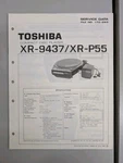 Toshiba XR-9437/XR-P55 Compact Disc Player Service Data D-5479. Fixed Price $54.95.