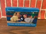 Realistic Stereo Amfm Portable Cassette Player 14-1039A Original Box Gently Used. Fixed Price $36.49.