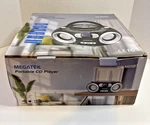 Megatek CB-M25BT Portable Cd Player Boombox With Fm Stereo Radio, Bluetooth Wire. Fixed Price $40.19.