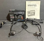 Vintage 1985 Sony Walkman Cassette/recorder #WM-F65- Used- All Functions Work. Fixed Price $475.00.