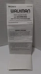 Sony Walkman Mega WM-GX300 / 302 Cassette Radio Operating Instruction Manual. Fixed Price $18.99.