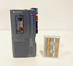 Sony M-450 Clear Voice Plus Black Handheld Microcassette Recorder W. Fixed Price $57.89.