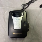 Vtg White Westinghouse Am Fm Stereo Cassette Player Walkman - Works! See Desc.. Fixed Price $29.99.