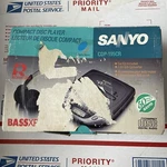 Vintage Sanyo Cdp 195 Compact Disc Player. Nib. Fixed Price $60.00.