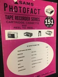 TR-151 Sams Tape Recorder Manual Bigston Panasonic Pioneer Rca Realistic Nos. Fixed Price $11.24.
