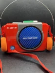 My First Sony Walkman WM-3060 Red Cassette Player Serviced And Working. Fixed Price $85.00.