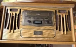 Innovative Technology Victrola 6-IN-1 Brown Record Player Cd Cassette Radio. Fixed Price $135.99.