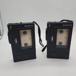 Lot Of Two Vintage Japan Made Sanyo Trc 2500 Talk Book Portable Cassette Player. Fixed Price $59.99.