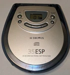 Audiovox DM8903-35K Portable Cd Player Second Skip Protection Tested/works. Fixed Price $14.95.