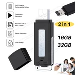 16GB/32GB Mini Voice Activated Digital Sound Audio Recorder Usb Disk Flash Drive. Fixed Price $18.56.