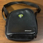 Vtg Sony Discman/walkman Black Cd Player Carry Case Bag- W/ Slots & Strap. Fixed Price $29.99.