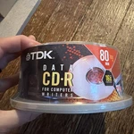 Tdk Data Cd-r 80 Min 700 Mb 30 Pack Sealed 16X. Fixed Price $21.99.