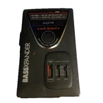 Vintage Sanyo MGR201 Portable Cassette Player, Bassxpander For Parts Repair. Fixed Price $18.00.