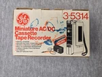 Vintage G.e. General Electric Cassette Recorder Model 3-5314A W/ Wall Plug Read. Fixed Price $13.99.