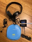 Sony Walkman Esp Max Cd Player Limited Aqua / Cotton Candy Blue D-E330. Fixed Price $99.95.