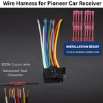 Wire Harness For Pioneer FH-X721BT FHX721BT Kit With Connectors. Fixed Price $10.95.