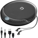 Cd Player Portable With 60 Second Anti Skip, Stereo Earbuds, Includes Aux Cab. Fixed Price $40.85.
