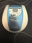 Phillips Portable Cd Player Blue X-treme 25 ESP3 AZ7784/17 Tested Working Vtg. Fixed Price $14.99.