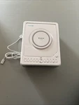 G Keni LC-10W White Usb Bluetooth Speaker Cd Alarm Clock Radio No Remote. Fixed Price $34.87.
