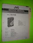 Jvc CX-F2K Service Manual Original Repair Book Stereo Cassette Player Walkman. Fixed Price $27.50.