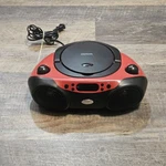 Blackweb Bluetooth Cd Player Boombox With Digital Fm Red. Fixed Price $14.99.