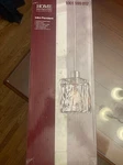 Home Decorators 1-LIGHT Polished Chrome Pendant W/ Water Cube Glass Shade. Fixed Price $35.00.