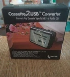 Usb Cassette Tape Converter Player + To MP3 & Cd Wizard Software. Fixed Price $19.95.