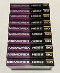 Of 10 New Sealed Memorex Hbs Ii High Bias Cassette Tapes Made In Korea. Fixed Price $54.99.
