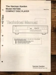 Harman Kardon HD7300 HD-7300 Cd Player Service Manual *original*. Fixed Price $19.97.
