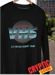 Vhs Cassette Retro 70S 80S Shirt Old School Vcr Video Tape Player Logo New Tee. Fixed Price $24.00.