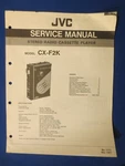 Jvc CX-F2 Cassette Walkman Service Manual Factory Original The Real Thing. Fixed Price $10.41.