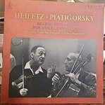 Brahms/heifetz Piatigorsky, Alfred Wallenstein Rca Victor Ld 2513. Fixed Price $14.98.
