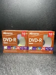 Memorex Dvd+r 10 Pack 16X, 4.7GB, 120 Min With Cases Lot Of New. Fixed Price $23.97.