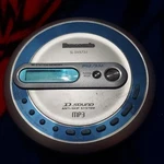 Panasonic SL-SV573J Cd Player Fm/am Radio D.sound Anti-skip MP3 Silver Blue. Fixed Price $34.98.